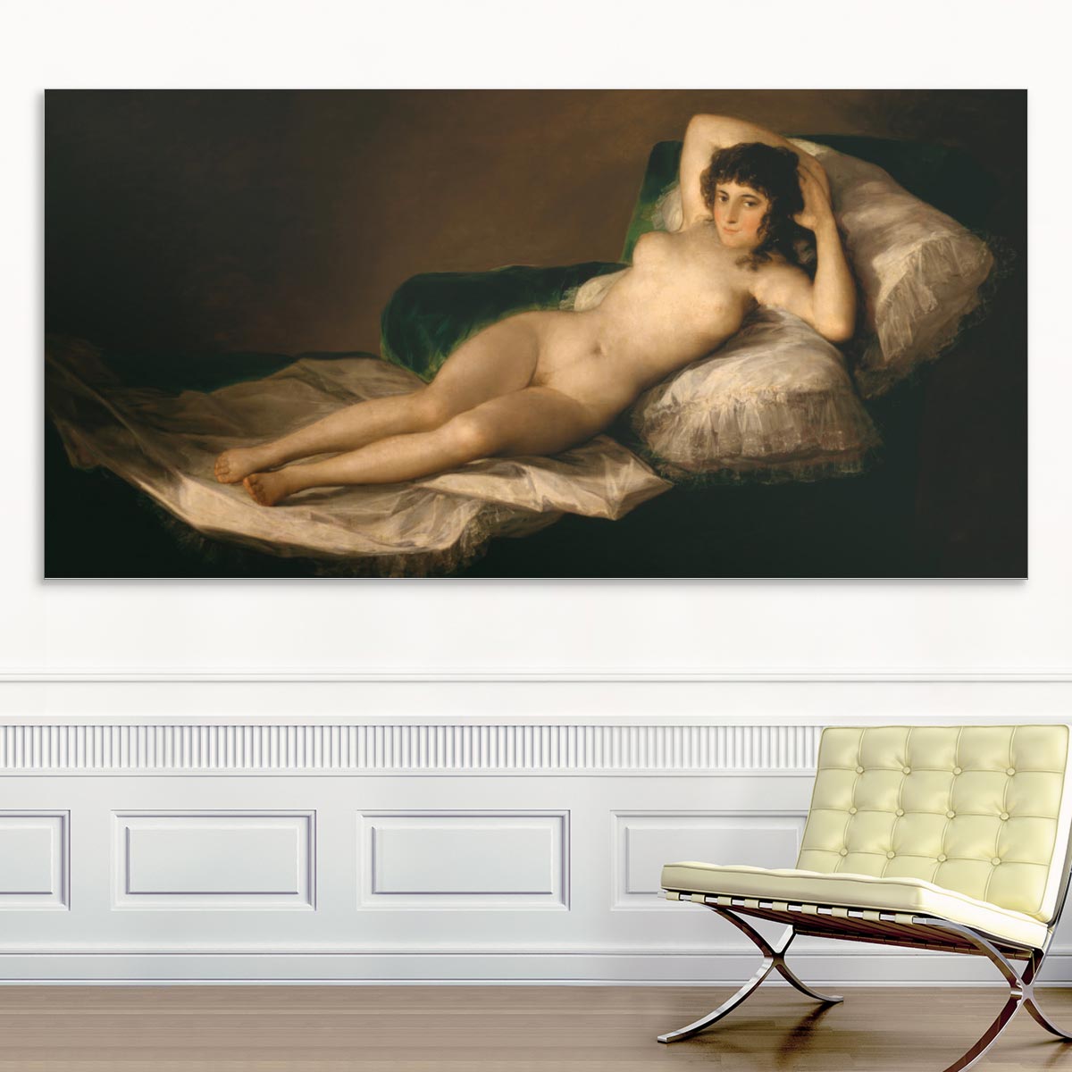 Akustikbild „Die nackte Maja“, Francisco de Goya