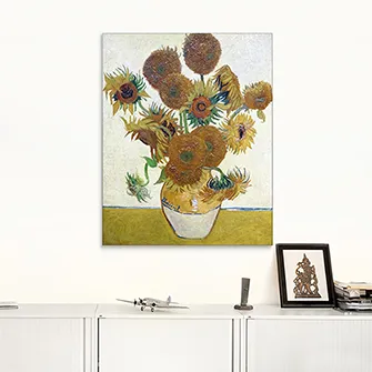 Akustikbild „Sonnenblumen“, Vincent van Gogh