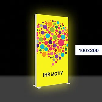 Der leuchtende mobile Werbeaufsteller – Mobile Light Box 100x200