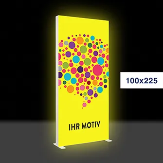 Der leuchtende mobile Werbeaufsteller – Mobile Light Box 100x225