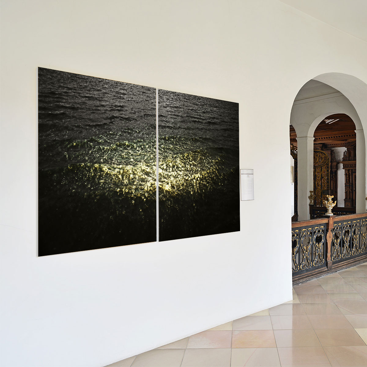 Textilbild-Set » Lichtwelle«, Edition Steffen Dietze