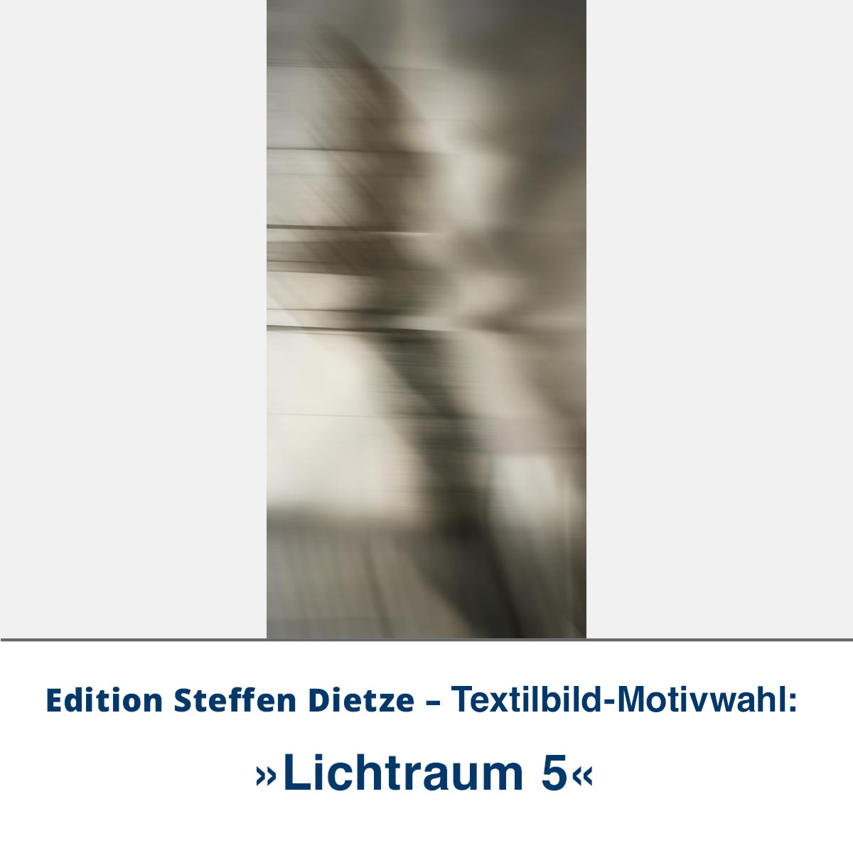Textilbild »Lichtraum 5«, Edition Steffen Dietze