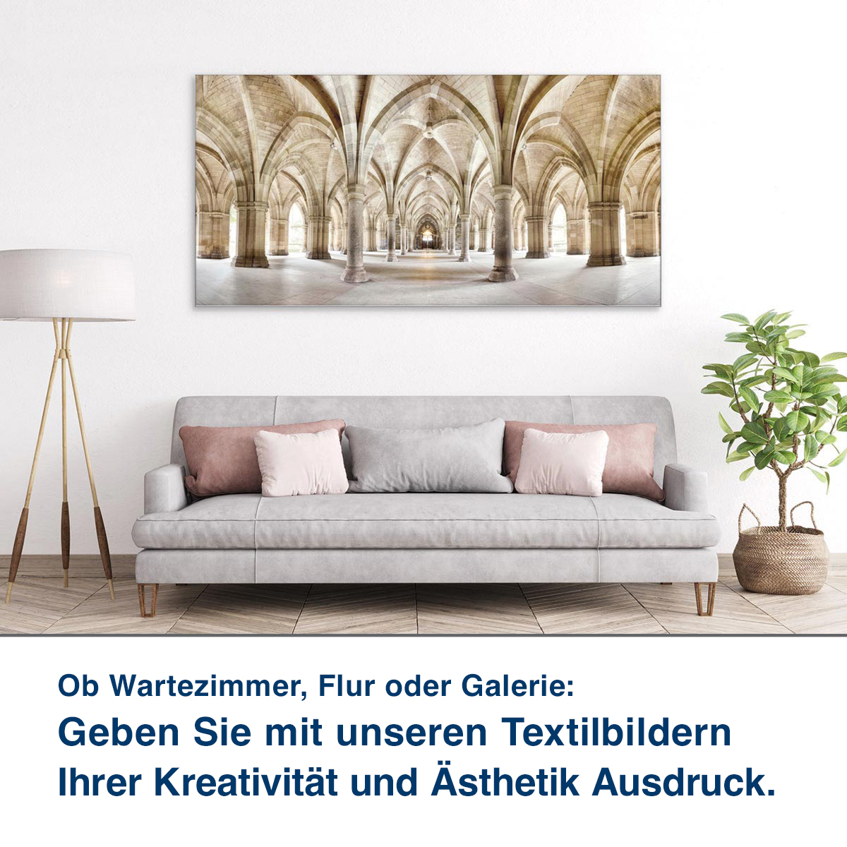 Ob Lounge, Praxis oder Ihr Wohnzimmer:  Unsere Schallabsorber helfen Ihnen,  die Raumakustik zu verbessern.