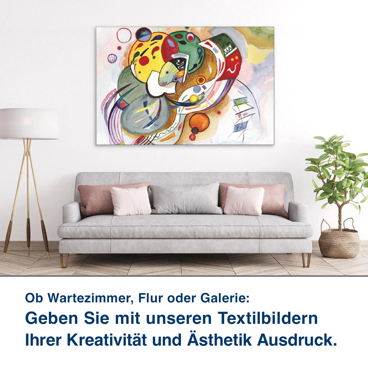 Ob Lounge, Praxis oder Ihr Wohnzimmer:  Unsere Schallabsorber helfen Ihnen,  die Raumakustik zu verbessern.