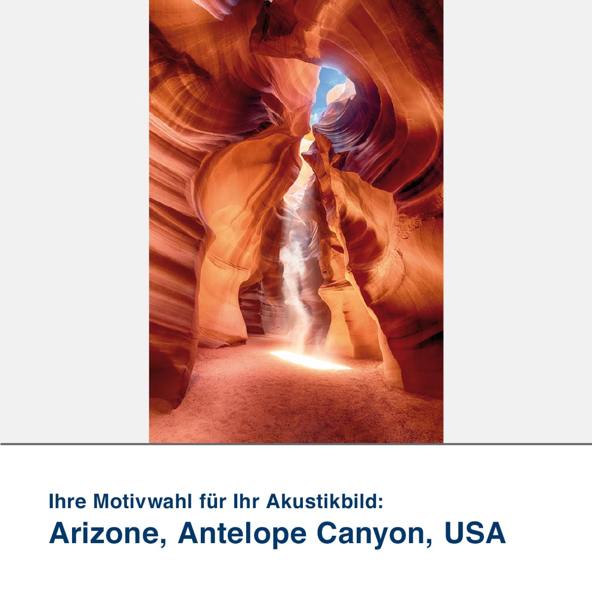 Akustikbild Motiv Arizone, Antelope Canyon, USA