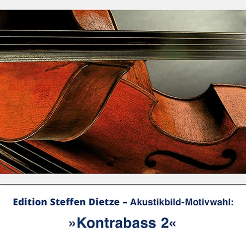 Akustikbild »Kontrabass 2«, Edition Steffen Dietze