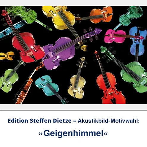 Akustikbild »Geigenhimmel«, Edition Steffen Dietze