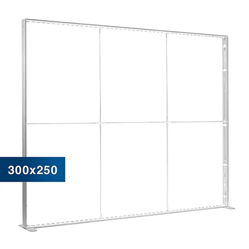 Mobile Light Box im Format 300 × 250 cm ohne Textildruck