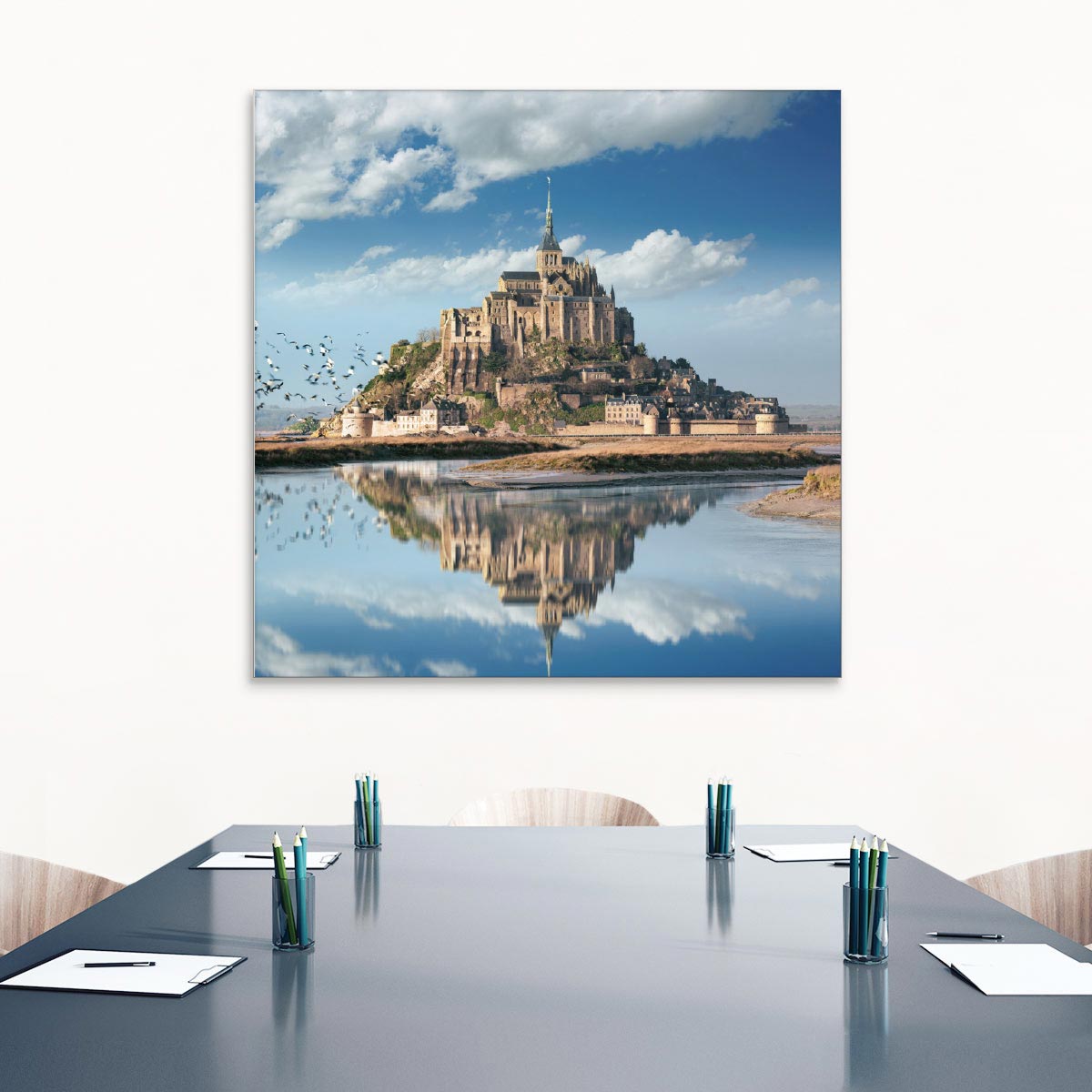 Akustikbild Mont St. Michel, Normandie, Frankreich