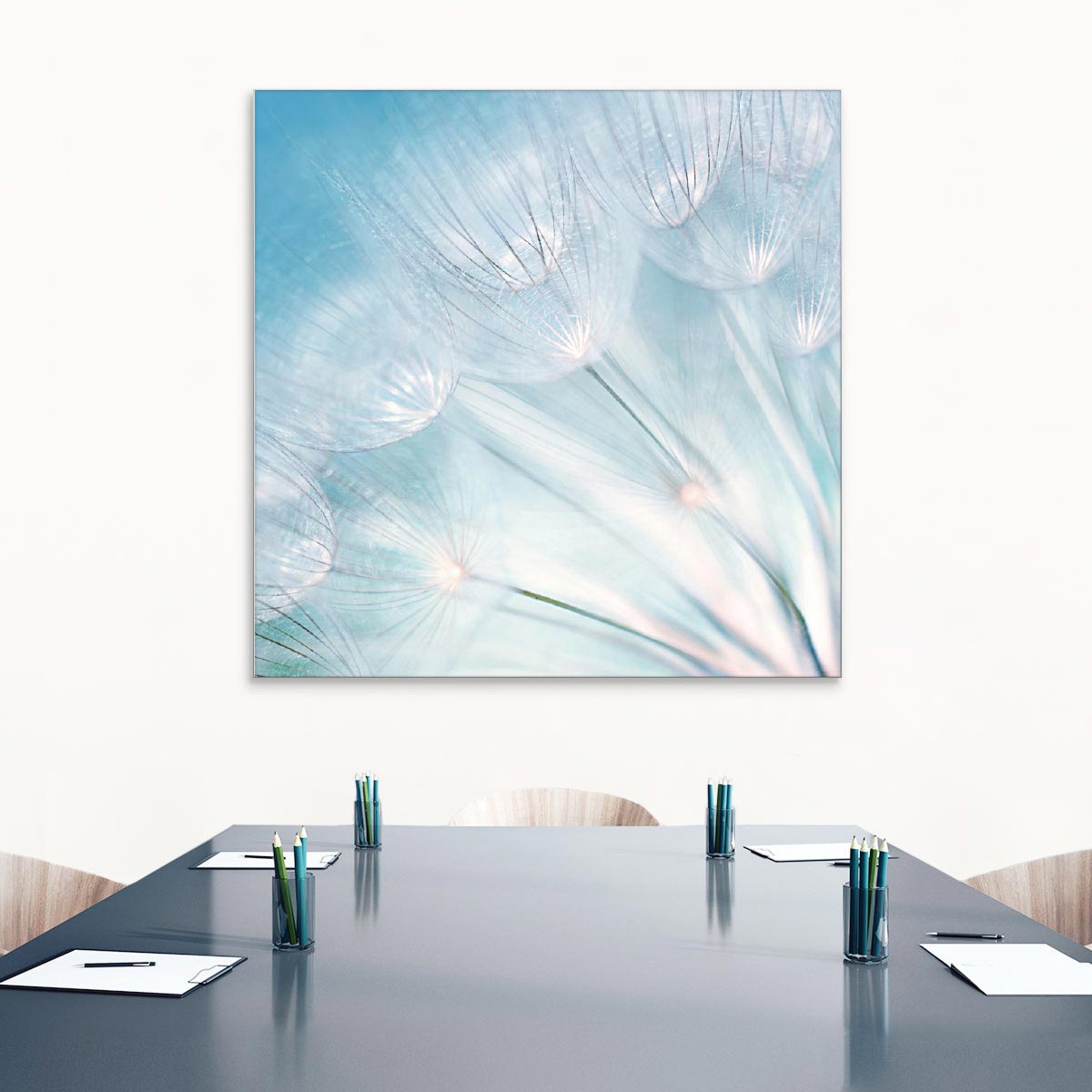 Textilbild Pusteblume