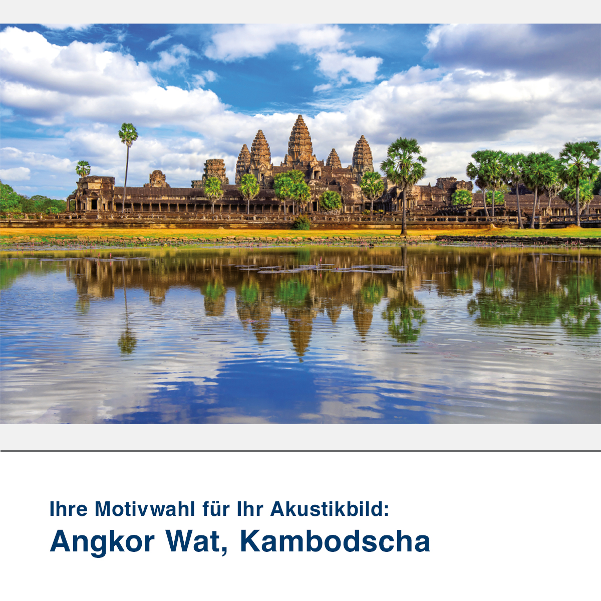 Akustikbild Angkor Wat, Kambodscha