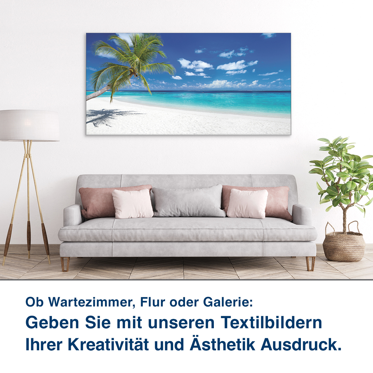 Ob Lounge, Praxis oder Ihr Wohnzimmer:  Unsere Schallabsorber helfen Ihnen,  die Raumakustik zu verbessern.