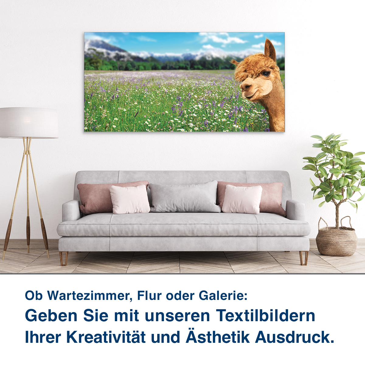 Ob Lounge, Praxis oder Ihr Wohnzimmer:  Unsere Schallabsorber helfen Ihnen,  die Raumakustik zu verbessern.