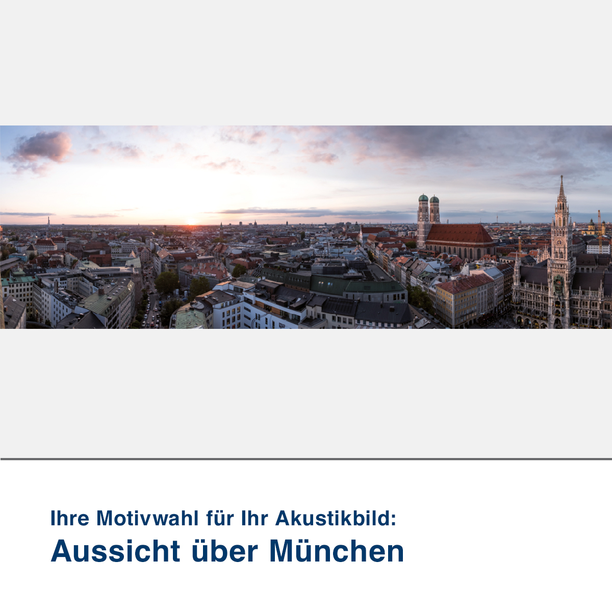  Akustikbild Aussicht über München