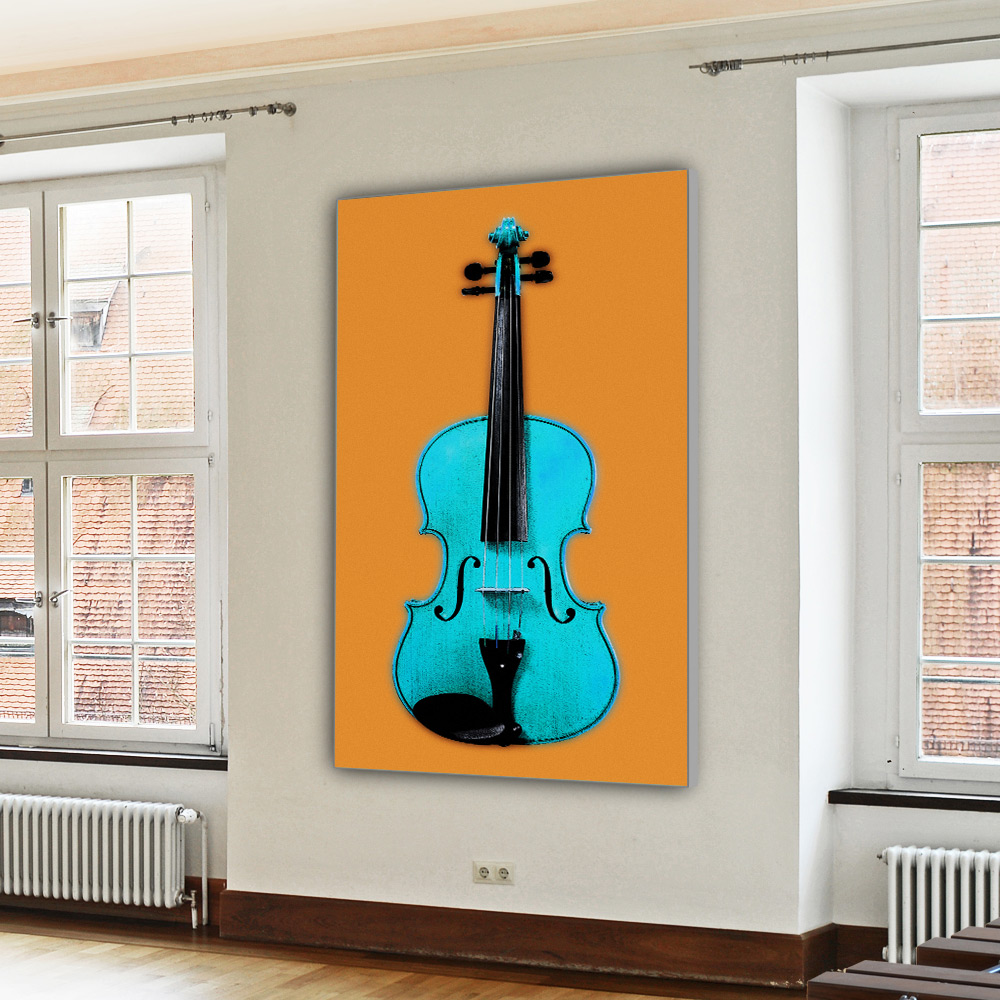 Textilbild »My new Violine! 4«, Edition Steffen Dietze