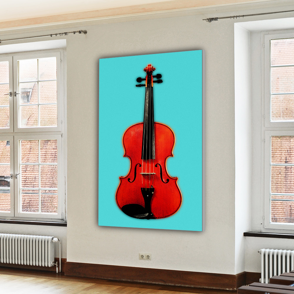 Textilbild »My new Violine! 5«, Edition Steffen Dietze