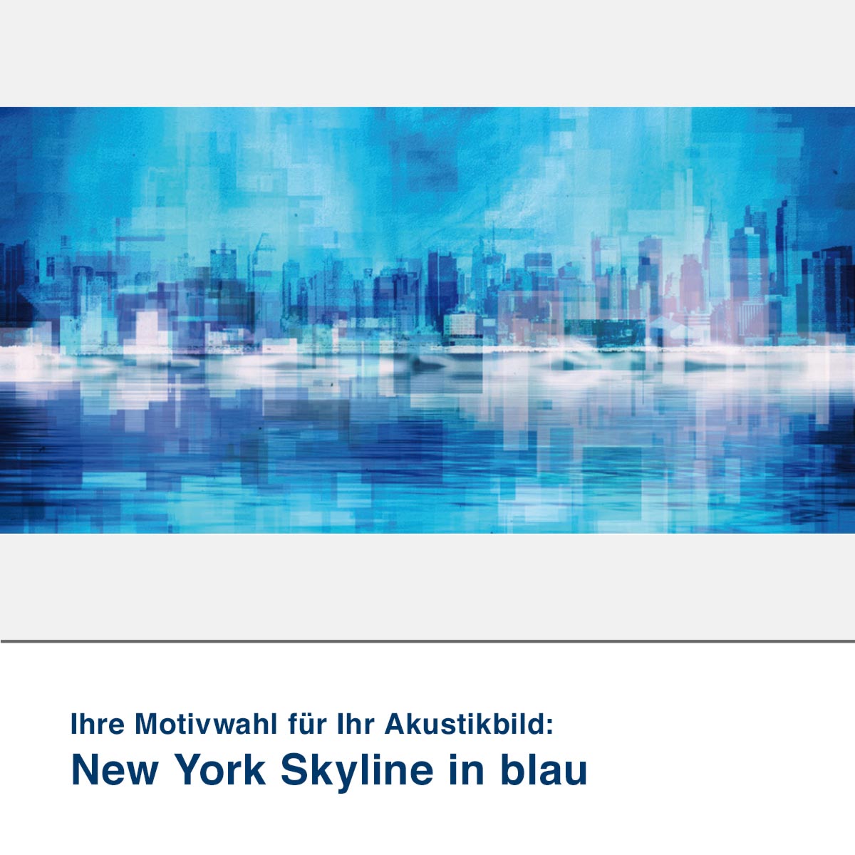Akustikbild Motiv Komposition mit schwarzen Texturen