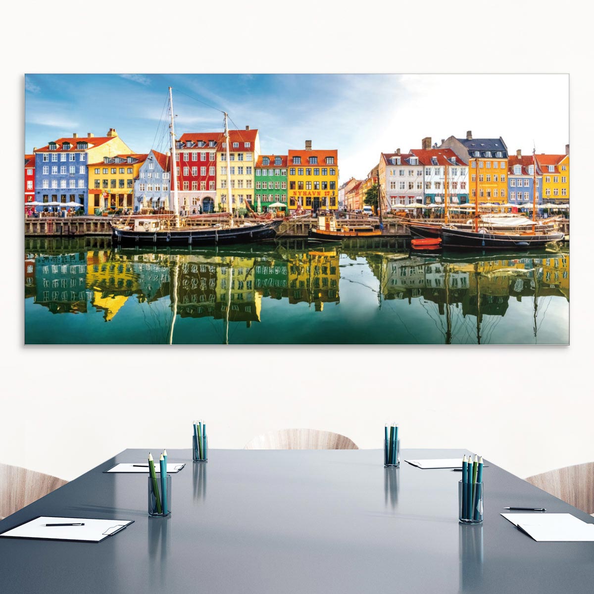 Akustikbild Kopenhagen, Nyhavn, Dänemark