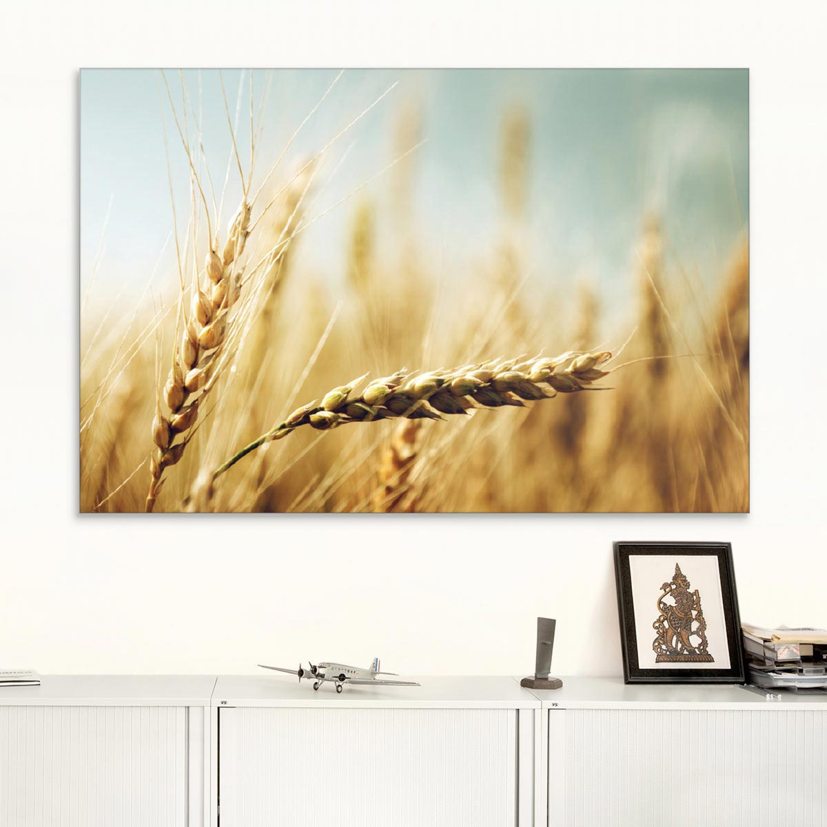 Akustikbild Weizenfeld im Sommer