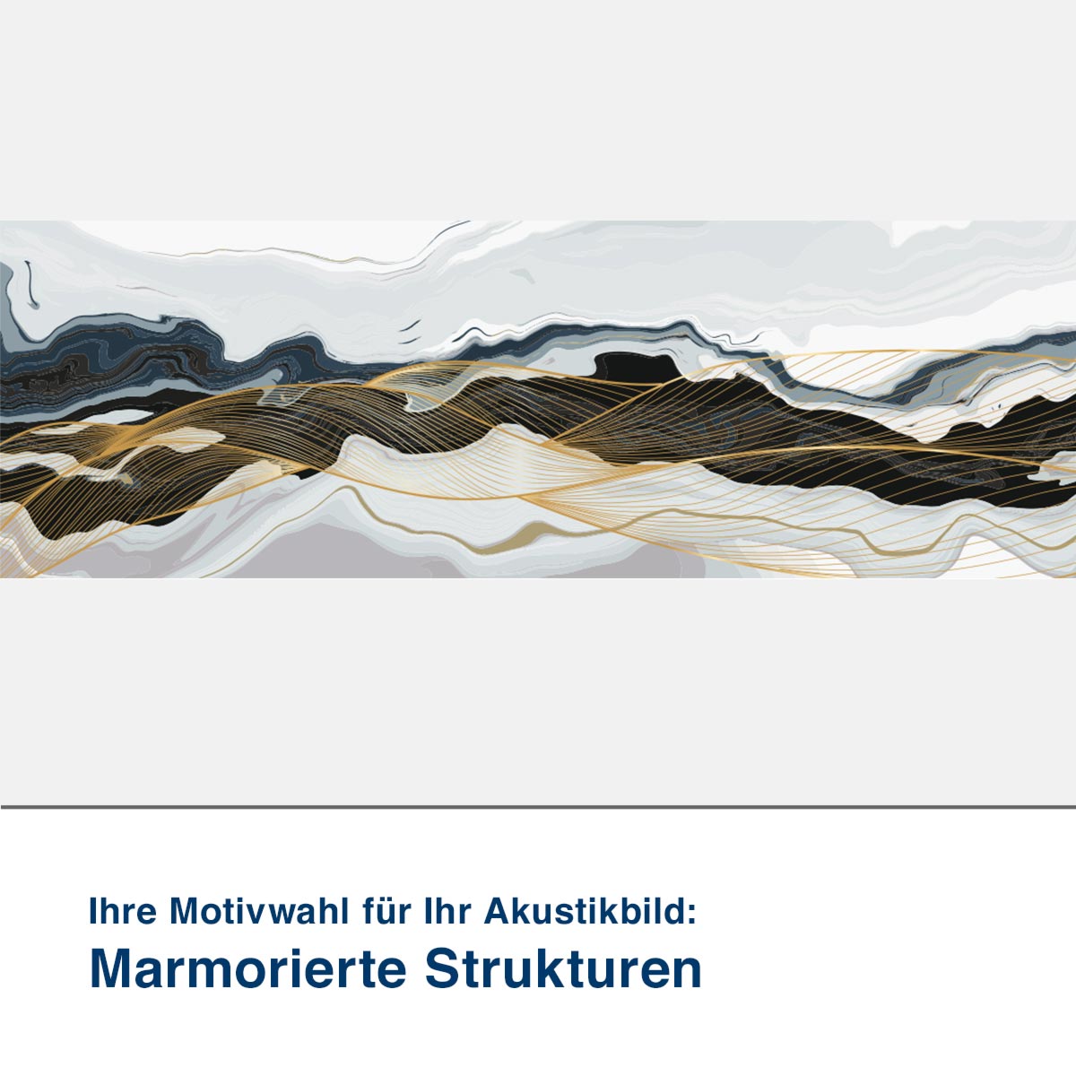 Akustikbild Motiv Marmorierte Strukturen