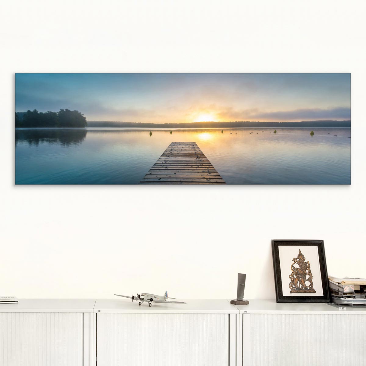 Akustikbild Sonnenaufgang am See