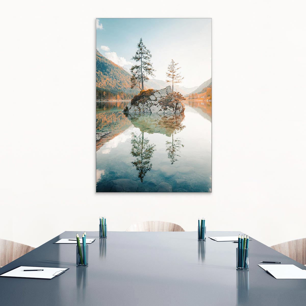 Akustikbild Bergsee, Hintersee, Bayern