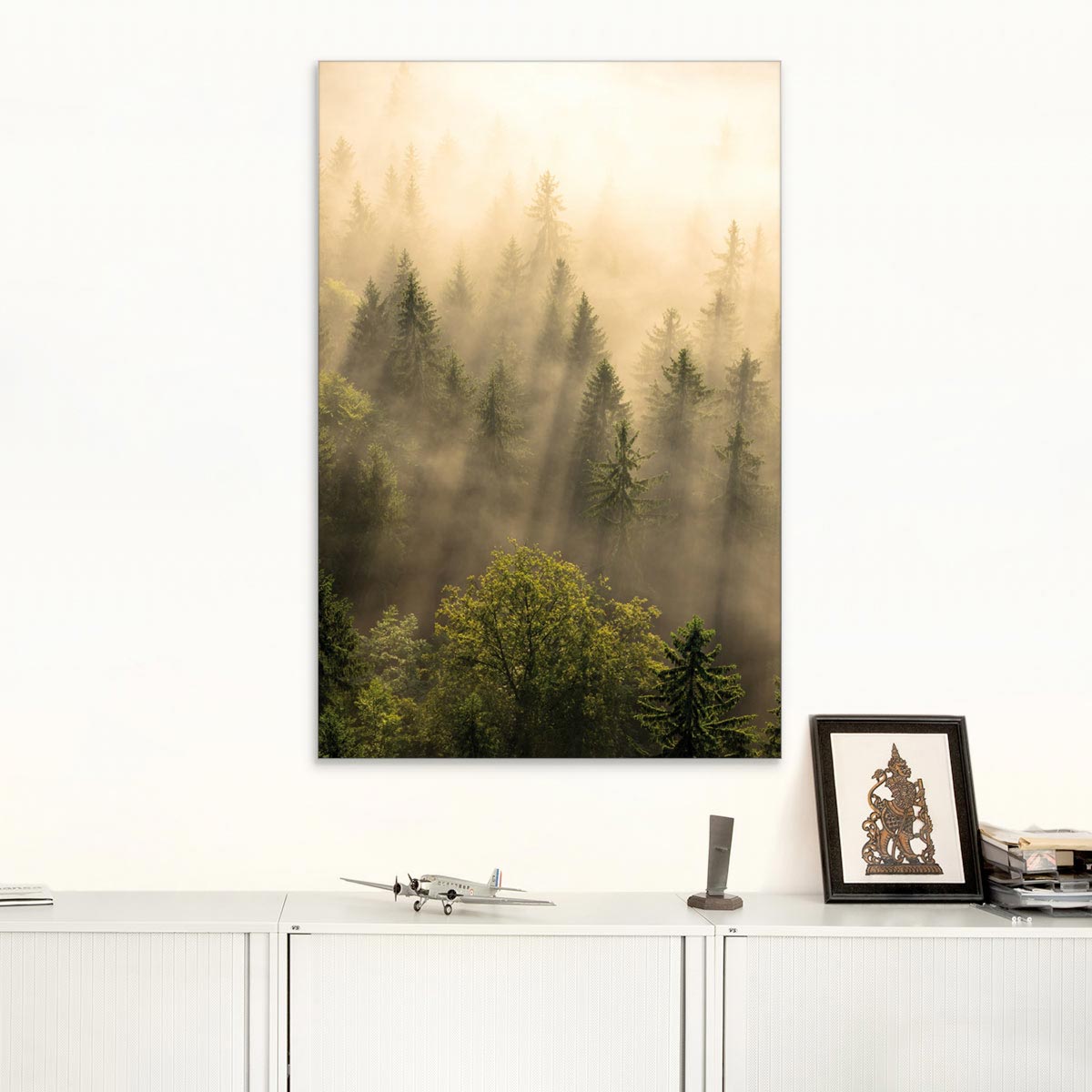 Akustikbild Nebel über den Tannen
