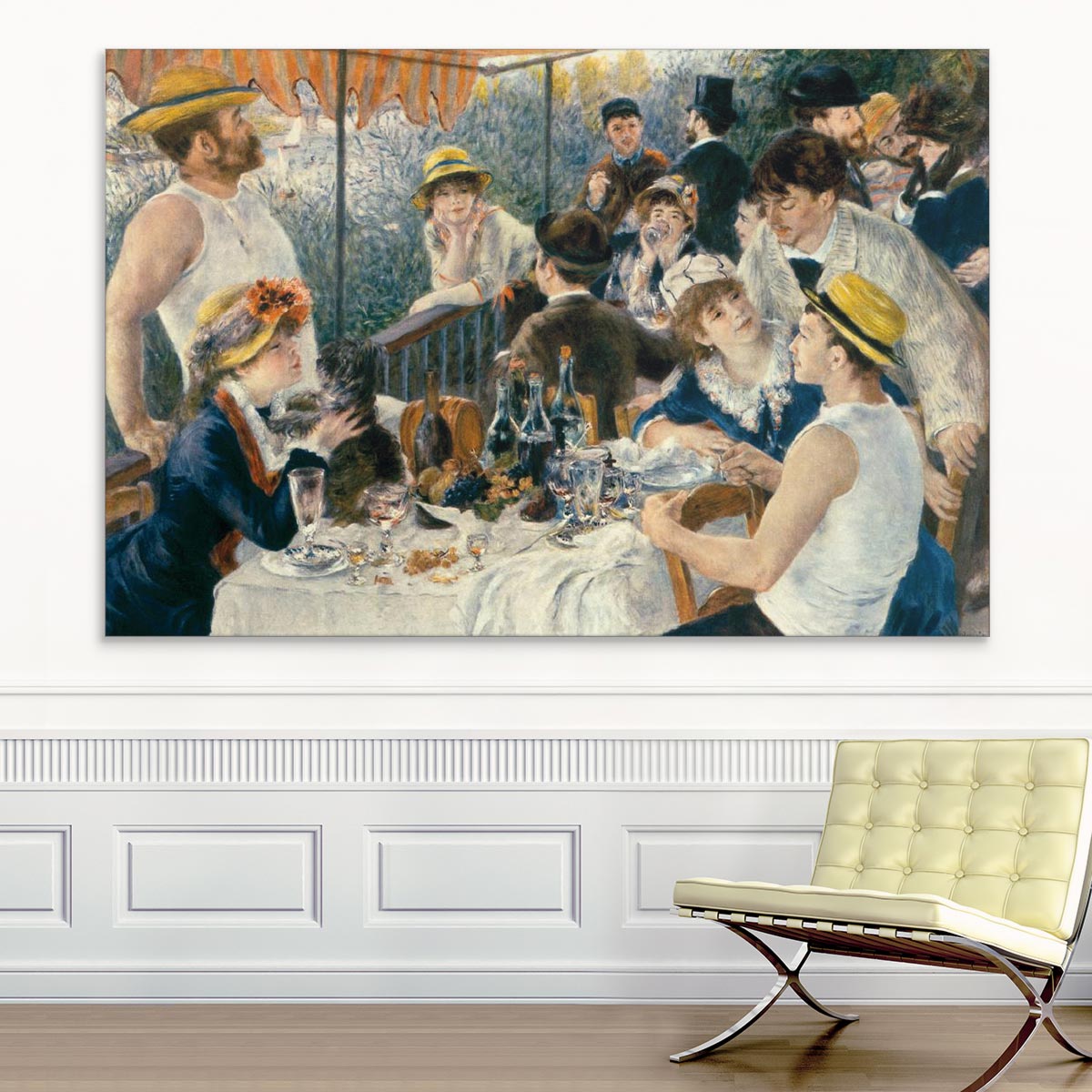 Akustikbild „Frühstück der Ruderer“, Pierre-Auguste Renoir