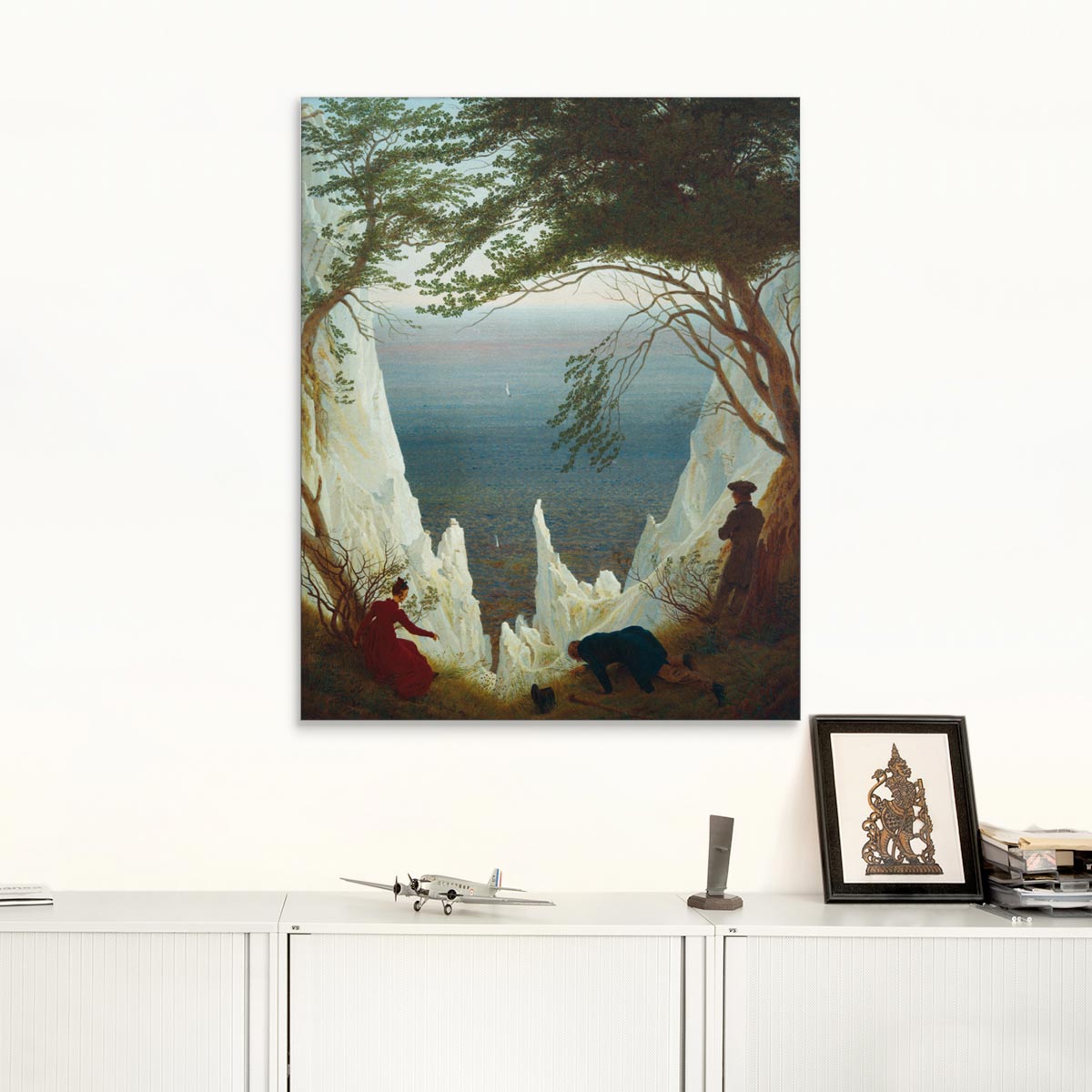Akustikbild „Kreidefelsen auf Rügen“, Caspar David Friedrich