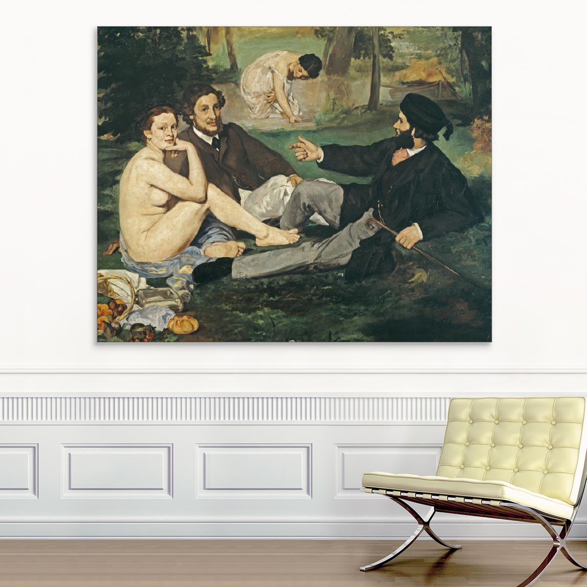 Akustikbild „Das Frühstück im Grünen“, Edouard Manet