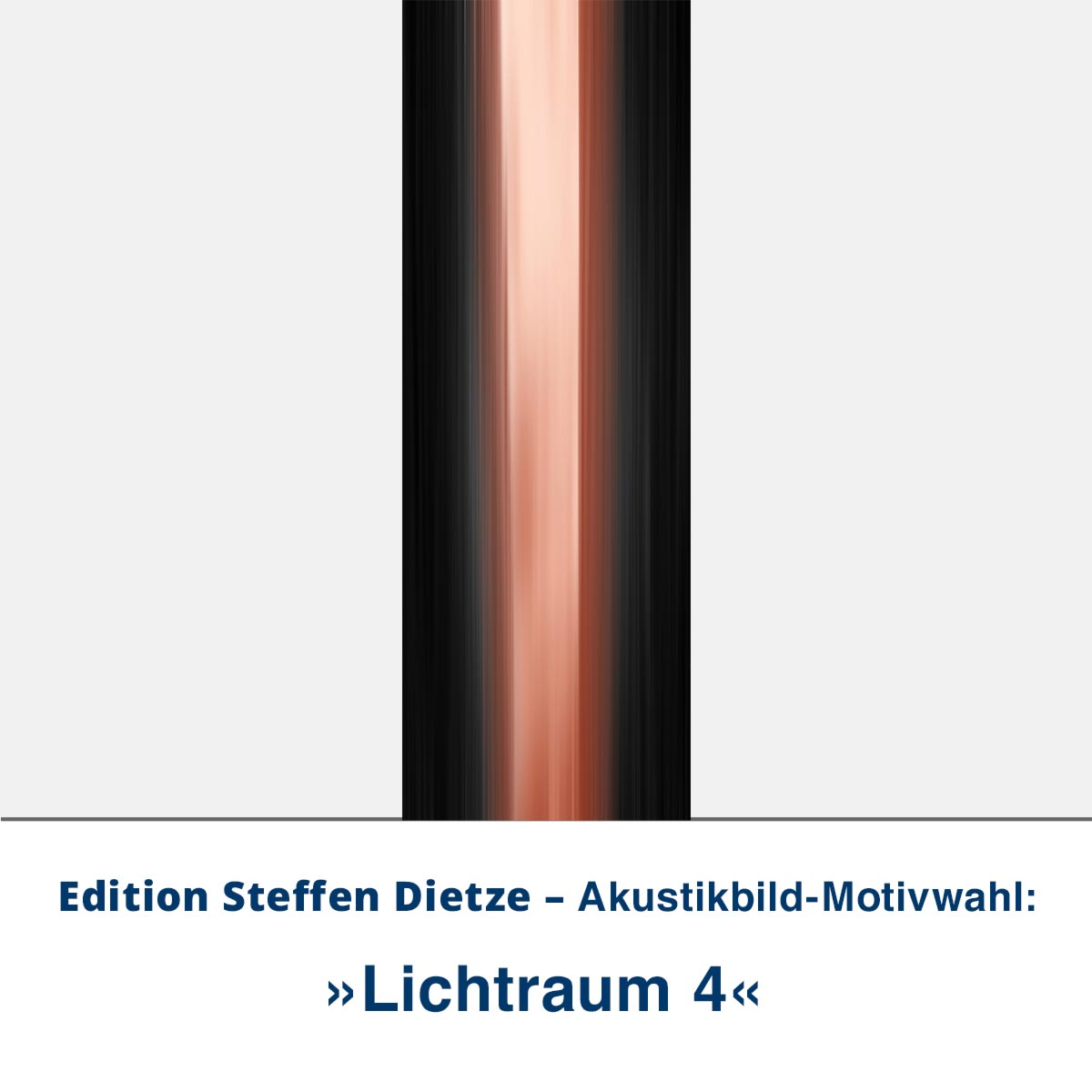 Akustikbild »Lichtraum 4«, Edition Steffen Dietze