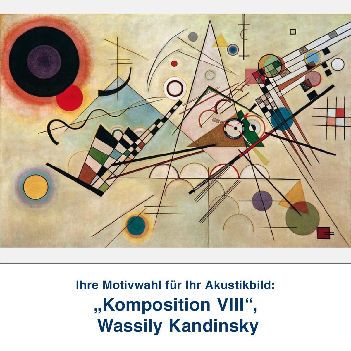 Akustikbild „Komposition VIII“, Wassily Kandinsky