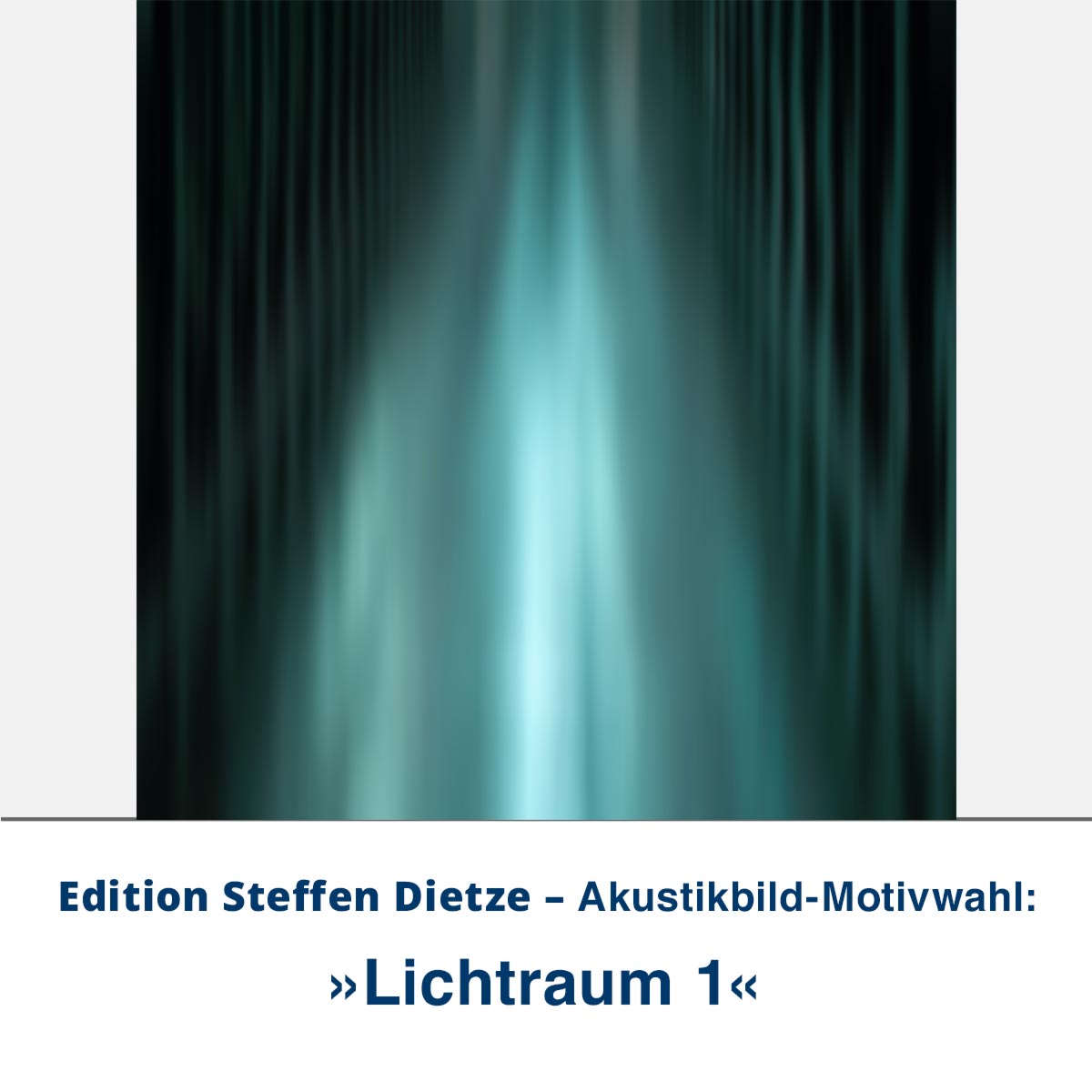 Akustikbild »Lichtraum 1«, Edition Steffen Dietze