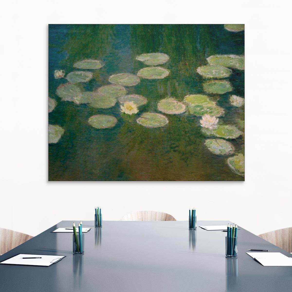 Akustikbild „Seerosen“, Claude Monet