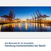 Ihre Motivwahl für Ihr Textilbild – Hamburger Containerhafen