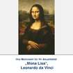 Textilbild „Mona Lisa“, Leonardo da Vinci