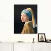 Textilbild „Das Mädchen mit dem Perlenohrring“, Jan Vermeer