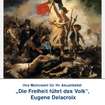 Textilbild „Die Freiheit führt das Volk“, Eugène Delacroix