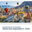 Textilbild Motiv Ballons über Kappadokien II., Türkei