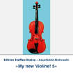 Textilbild »My new Violine! 5«, Edition Steffen Dietze