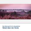 Akustikbild Motiv Nebel über der Heide