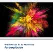 Akustikbild Motiv Farbexplosion