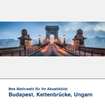 Akustikbild Motiv Budapest, Kettenbrücke, Ungarn