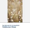 Akustikbild Motiv Feldblumen Wiese