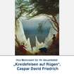 Akustikbild „Kreidefelsen auf Rügen“, Caspar David Friedrich