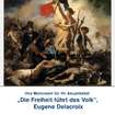 Akustikbild „Die Freiheit führt das Volk“, Eugène Delacroix