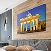 Akustikbild Brandenburger Tor bei Nacht, Berlin