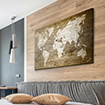 Akustikbild The World on Wood