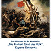 Akustikbild „Die Freiheit führt das Volk“, Eugène Delacroix