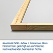 Akustikbild PURE - Holzrahmen, 38mm
